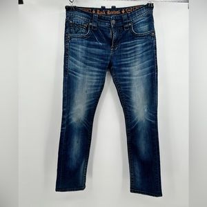 Rock Revival Mens 34X32 “Ryker” Slim Straight